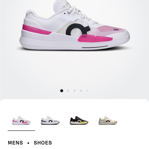 On Running Kids Sneakers in White and Pink